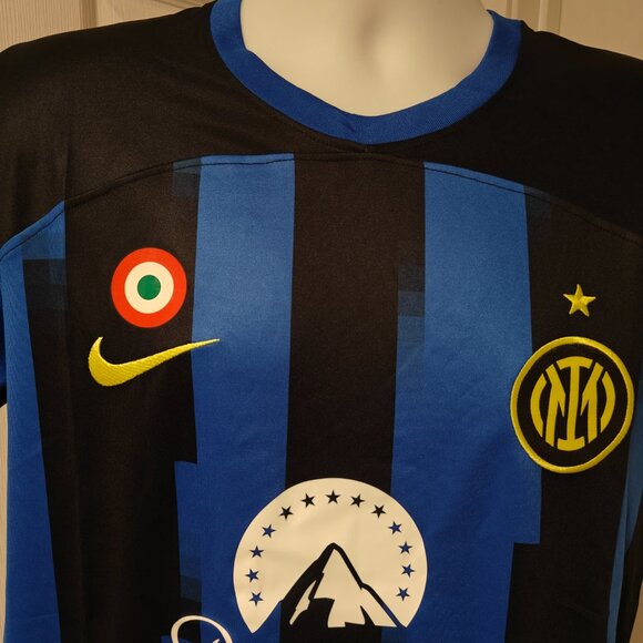 Inter Milan 2023/24 Home Jersey Nike Serie A Men's L Blue/Black Paramount Soccer - Picture 5 of 14